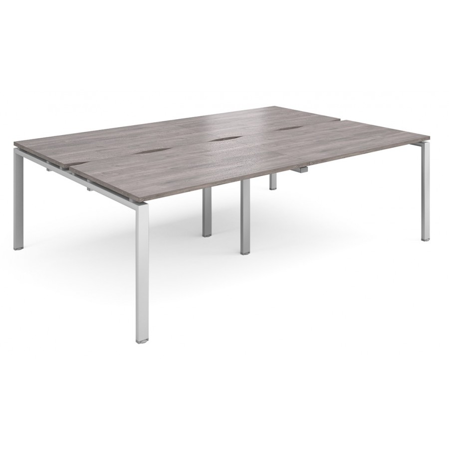 Adapt 1600mm Deep Sliding Top Double Back to Back Bench Desk